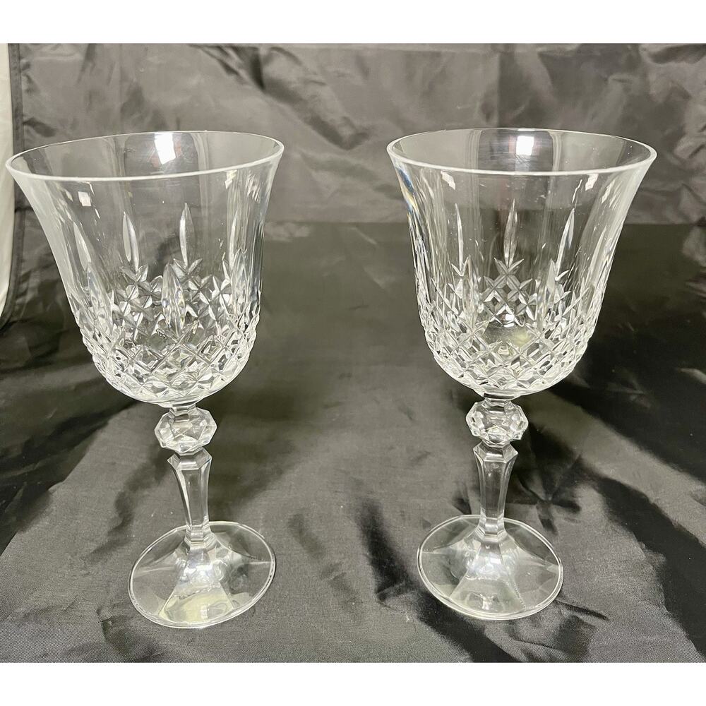 Bohemia Crystal "Marquis" Glasses, 7 1/2" Set of 2